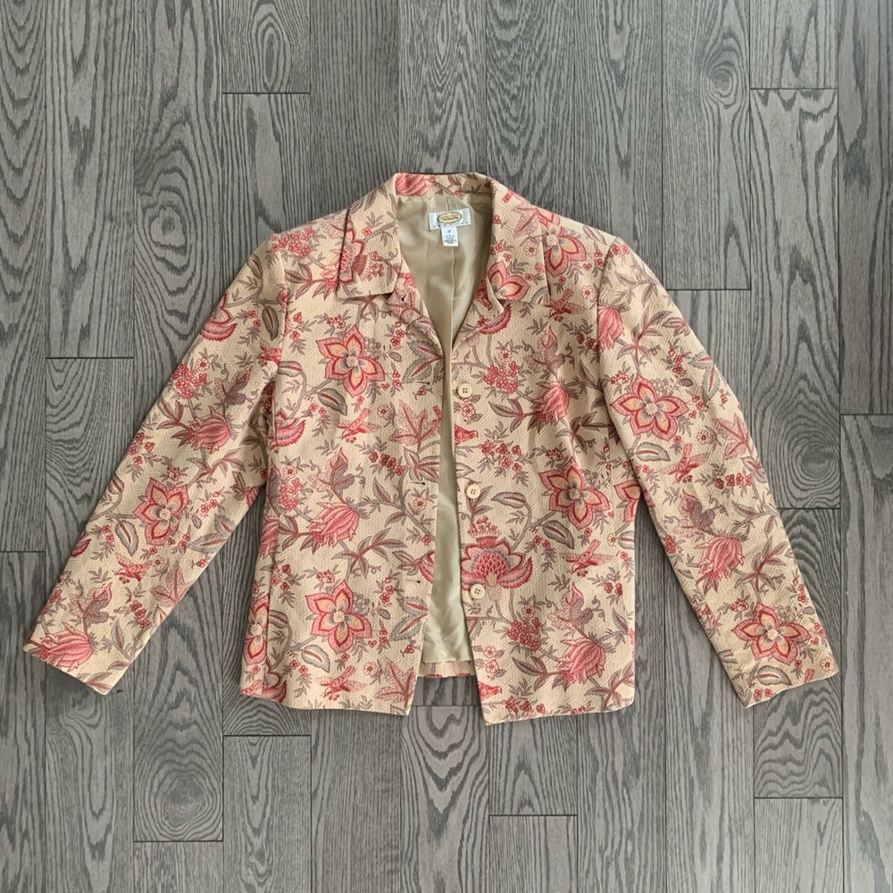 Talbots Floral Blazer🌺💕